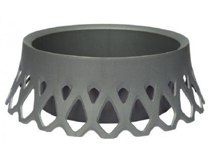 zardina roseta 40cm stribrna