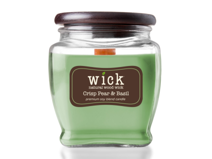 Vonná svíčka Crisp Pear & Basil - 425g