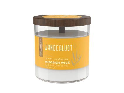 Vonná svíčka s dřevěným knotem Wanderlust - 454g