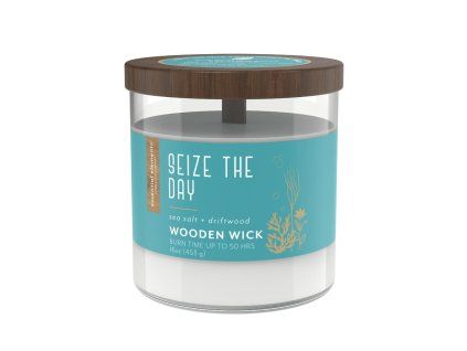 Vonná svíčka s dřevěným knotem Seize the Day - 454g