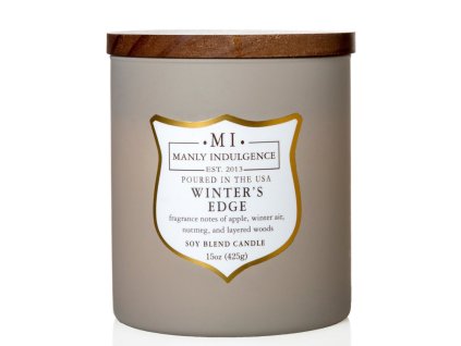 Vonná svíčka Winter's Edge - s dřevěným knotem