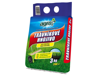 AGRO Trávníkové hnojivo 3 kg