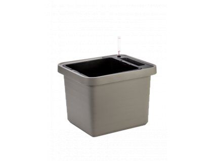 Samozavlažovací truhlík PLASTIA BERBERIS UNO 45x39x35 taupe