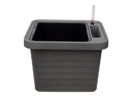Samozavlažovací truhlík PLASTIA BERBERIS UNO 45x39x35 antracit