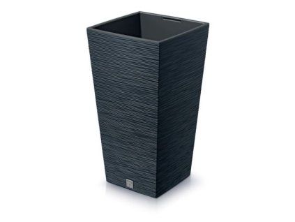 kvetinac furu square 29 5cm antracit