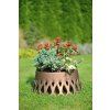 zardina roseta 30cm bronz kytka