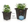 Květináč samozavlažovací QUATTRO AQUA PRO