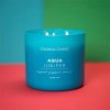Vonná svíčka Aqua Juniper - přírodní se sójovým voskem