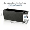 Truhlík SUPREME STONE samozavlažovací 50 antracit
