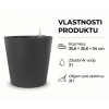 Květináč RONDO STONE 36 samozavlažovací