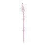 podpera na orchidej decor ruzova transparentni 55 cm