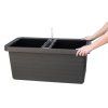 Samozavlažovací truhlík BERBERIS DUO 78x39x35