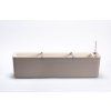 Samozavlažovací truhlík BERBERIS 80 cm taupe + slonová kost
