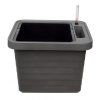 Samozavlažovací truhlík PLASTIA BERBERIS UNO 45x39x35 antracit
