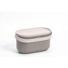 Nádoba na bioodpad Plastia – taupe + slonová kost s kávovou sedlinou