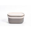 Nádoba na bioodpad Plastia – taupe + slonová kost