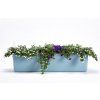 Samozavlažovací truhlík BERBERIS 80 cm šedomodrá + bílá